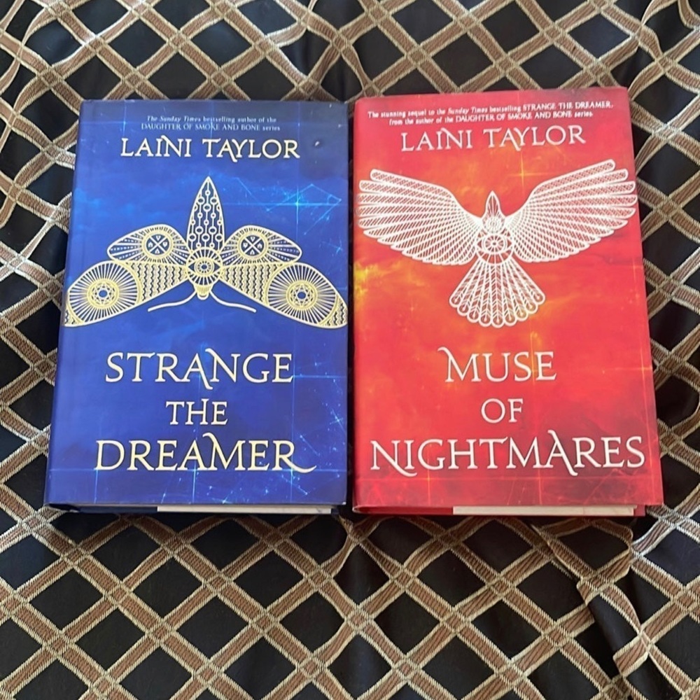 Strange the Dreamer and Muse of Nightmares Illumicrate exclusive editions